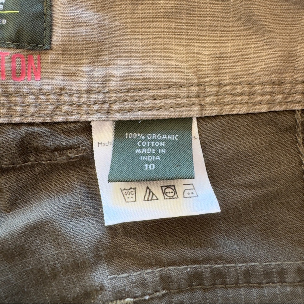 Eddie Bauer Olive Green Cargo Capris - Picture 2 of 8
